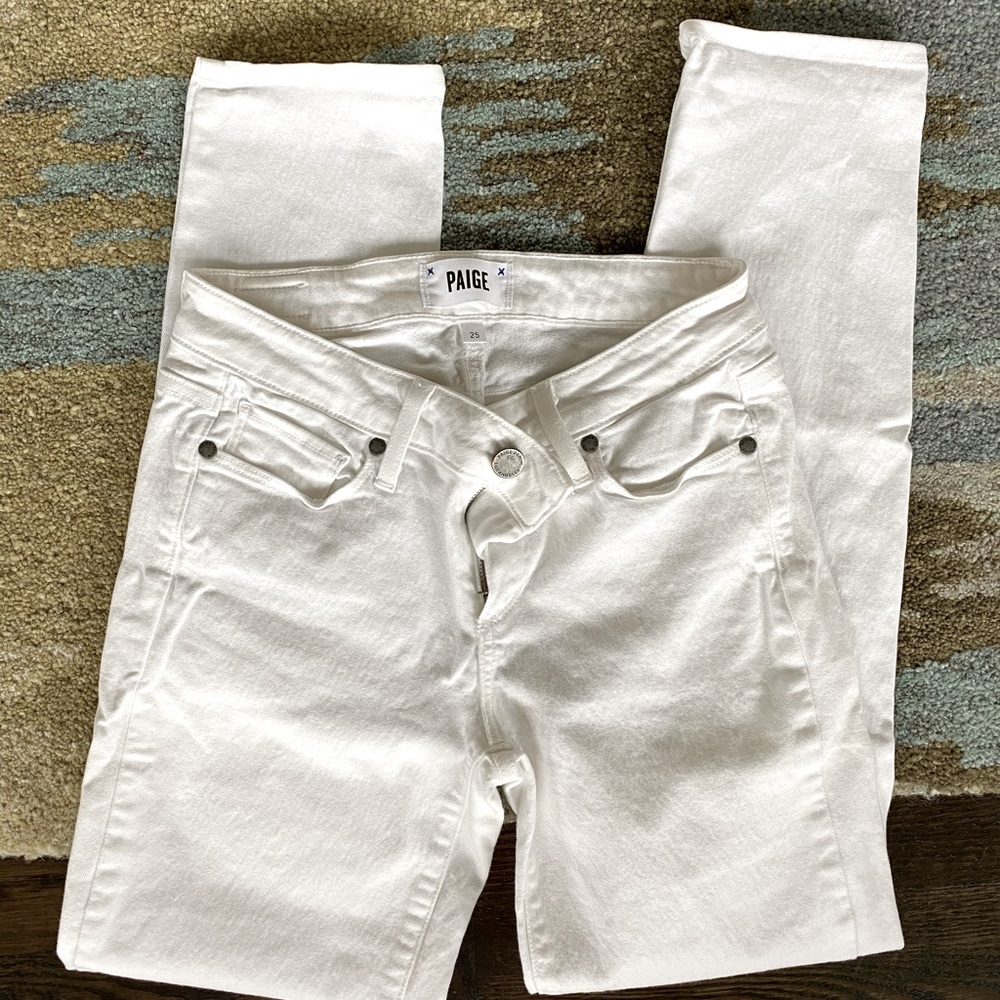 Women’s White Paige Jeans